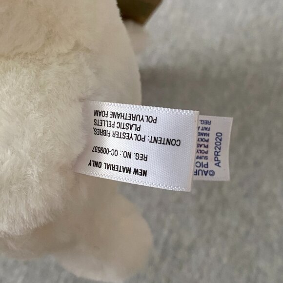 Aurora Red White Black Plaid Hooves Antlers White Holiday Reindeer 10" 2020 - Picture 13 of 13